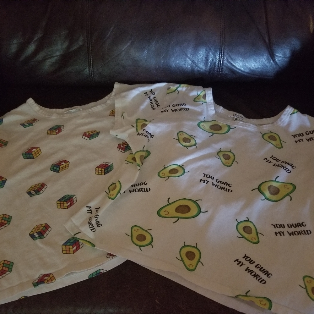 Set of 2 Crop Tops Large